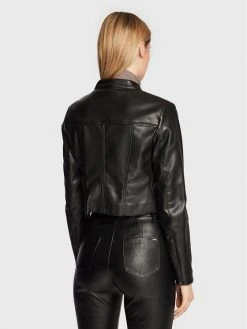 Το φθηνότερο 😀 DKNY Γυναίκες Δερμάτινα Μπουφάν Μπουφάν από απομίμηση δέρματος DD2G4336 Μαύρο Regular Fit 💯 -Ενδυματολογικός Παράδεισος Κατάστημα unnamed file 2894