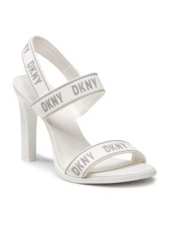 Best Pirce 😀 DKNY Γυναίκες Σανδάλια Balder K1260856 Λευκό 🤩