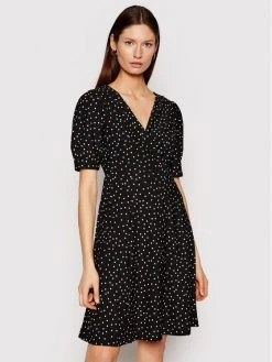 Νέος ❤️  DKNY Γυναίκες Καθημερινά Φορέματα Φόρεμα καθημερινό DD1A2340 Μαύρο Regular Fit ⌛