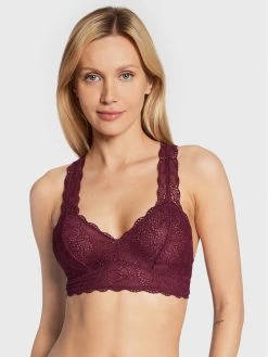 Αγορά 🔥 DKNY Γυναίκες Χωρίς Μπανέλα Σουτιέν Bralette DK4522 Μπορντό ⌛