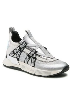 Το φθηνότερο 💯 DKNY Γυναίκες Αθλητικά Nash K1271442 Ασημί 😉