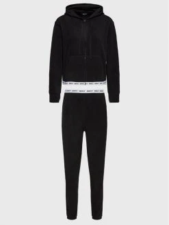 Το φθηνότερο 🔔 DKNY Γυναίκες Πιτζάμες Σετ Πιτζάμα YI2922595 Μαύρο Regular Fit ❤️