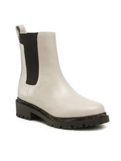 Προϋπολογισμός 👍 DKNY Γυναίκες Μποτάκια με λάστιχο Rick K3277812 Μπεζ ❤️