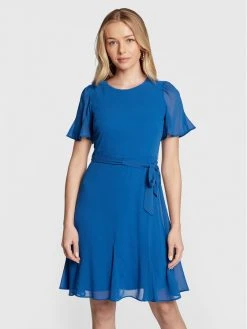 Flash Sale ✨ DKNY Γυναίκες Κοκτέιλ Φορέματα Φόρεμα κοκτέιλ DD2EI956 Μπλε Regular Fit 😉