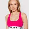 Best Pirce ⭐ DKNY Γυναίκες Χωρίς Μπανέλα Σουτιέν τοπ DK4519 Ροζ 🔔