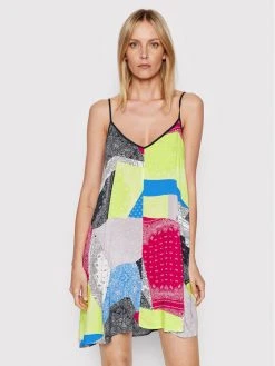 Εξοδος 👏 DKNY Γυναίκες Καλοκαιρινά Φορέματα Φόρεμα καλοκαιρινό YI2022529 Έγχρωμο Relaxed Fit 🎉