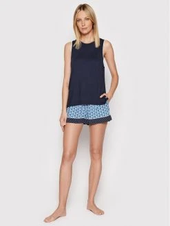 Αγορά ❤️ DKNY Γυναίκες Πιτζάμες Σετ Πιτζάμα YI2822532 Σκούρο μπλε Regular Fit 🤩