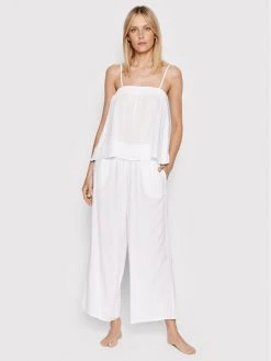 Εκπτωση 🔔 DKNY Γυναίκες Πιτζάμες Σετ Πιτζάμα YI2922556 Λευκό Regular Fit ❤️