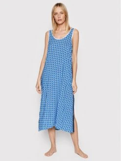 Εξοδος ⌛ DKNY Γυναίκες Νυχτικά & Μεσοφόρια Νυχτικό YI2622532 Μπλε Regular Fit 🤩