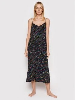 Εκπτωση 🎉 DKNY Γυναίκες Καλοκαιρινά Φορέματα Φόρεμα καλοκαιρινό YI2622529 Μαύρο Relaxed Fit 🌟