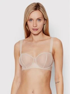 Ολοκαίνουργιο 🔔 DKNY Γυναίκες Με Μπανέλα Σουτιέν Balconette DK4939 Μπεζ 😍