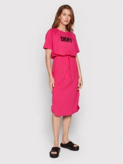 Αγορά 🧨  DKNY Γυναίκες Καθημερινά Φορέματα Φόρεμα καθημερινό P2BD7EGQ Ροζ Regular Fit ⌛