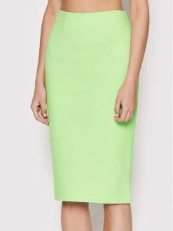 Εξοδος 💯 DKNY Γυναίκες Φούστα Midi P2ANQM27 Πράσινο Slim Fit ⌛