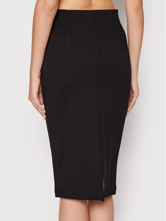 Best Pirce 🛒 DKNY Γυναίκες Φούστα Midi P2ANQM27 Μαύρο Slim Fit 🎉 5 Best Pirce 🛒 DKNY Γυναίκες Φούστα Midi P2ANQM27 Μαύρο Slim Fit 🎉 - Image 3