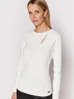 Πολύ καλή προσφορά ✔️ DKNY Γυναίκες Πουλόβερ P2ASAXA7 Λευκό Slim Fit 🔥 -Ενδυματολογικός Παράδεισος Κατάστημα unnamed file 3710