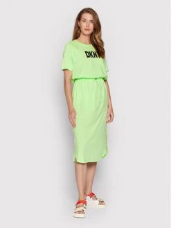 Flash Sale 🔔  DKNY Γυναίκες Καθημερινά Φορέματα Φόρεμα καθημερινό P2AD7EGQ Πράσινο Regular Fit ⭐
