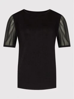 Εξοδος 🤩 DKNY Γυναίκες Μπλουζάκια Μπλουζάκι P21H7ILY Μαύρο Regular Fit ⌛ -Ενδυματολογικός Παράδεισος Κατάστημα unnamed file 3761