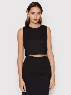 Νέος 🧨 DKNY Γυναίκες Tops Τοπ P2AAQM26 Μαύρο Regular Fit ✔️