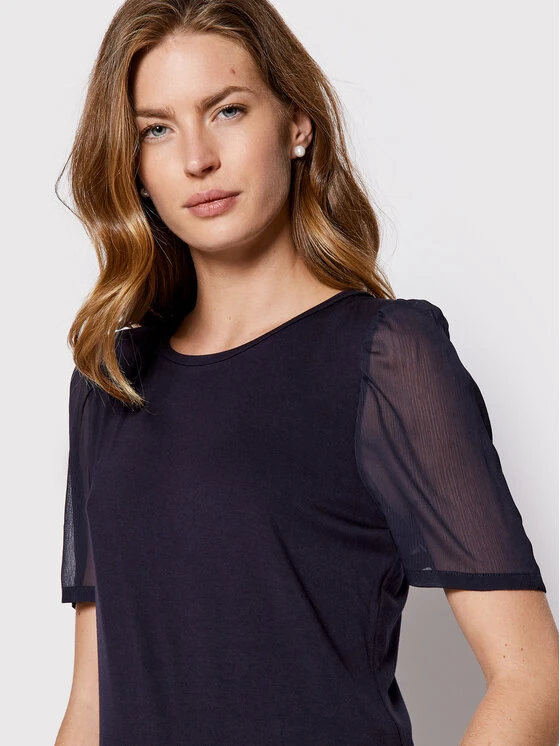 Εξοδος 🎉 DKNY Γυναίκες Μπλουζάκια Μπλουζάκι P21H7ILY Σκούρο μπλε Regular Fit ✔️ 6 Εξοδος 🎉 DKNY Γυναίκες Μπλουζάκια Μπλουζάκι P21H7ILY Σκούρο μπλε Regular Fit ✔️ - Image 4