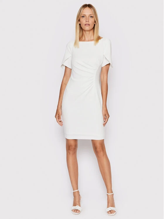 Φτηνός 🎁 DKNY Γυναίκες Κοκτέιλ Φορέματα Φόρεμα κοκτέιλ DD2BN927 Λευκό Slim Fit 😍 4 Φτηνός 🎁 DKNY Γυναίκες Κοκτέιλ Φορέματα Φόρεμα κοκτέιλ DD2BN927 Λευκό Slim Fit 😍 - Image 2