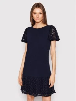 Προώθηση 🎁 DKNY Γυναίκες Κοκτέιλ Φορέματα Φόρεμα κοκτέιλ DD2B1761 Σκούρο μπλε Regular Fit ⌛