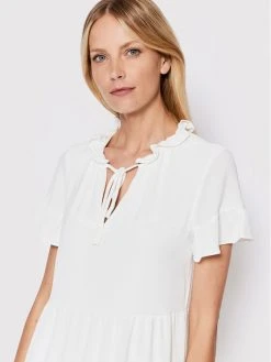 Εκπτωση 👍 DKNY Γυναίκες Καλοκαιρινά Φορέματα Φόρεμα καλοκαιρινό DD2B7670 Λευκό Regular Fit 🧨 -Ενδυματολογικός Παράδεισος Κατάστημα unnamed file 3840