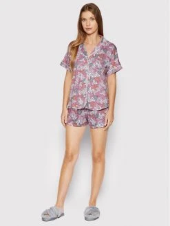 Το φθηνότερο 🤩 DKNY Γυναίκες Πιτζάμες Σετ Πιτζάμα YI2822537 Γκρι Regular Fit ✨