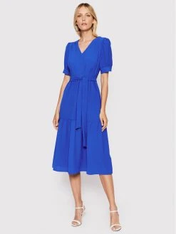 Νέος ⌛ DKNY Γυναίκες Καθημερινά Φορέματα Φόρεμα καθημερινό DD2A7365 Σκούρο μπλε Regular Fit 🧨