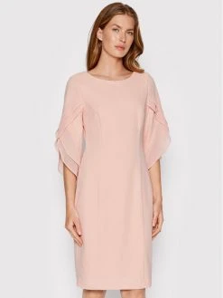 Προώθηση 🔥 DKNY Γυναίκες Κοκτέιλ Φορέματα Φόρεμα κοκτέιλ DD1J1141 Ροζ Regular Fit 🥰