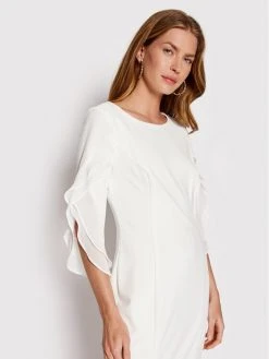 Η καλύτερη συμφωνία 🥰 DKNY Γυναίκες Κοκτέιλ Φορέματα Φόρεμα κοκτέιλ DD0B1141 Λευκό Regular Fit ✨ -Ενδυματολογικός Παράδεισος Κατάστημα unnamed file 3956