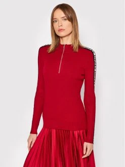Εκπτωση 🤩 DKNY Γυναίκες Πουλόβερ P1MSA0A0 Κόκκινο Slim Fit 😍