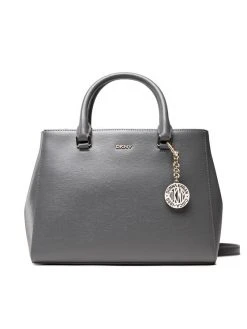 Νέος 😍 DKNY Γυναίκες Τσάντες με Χερούλι Τσάντα Bryant Md Satchel R12D3O09 Γκρι ❤️