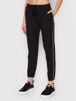 Νέος 😀 DKNY Γυναίκες Παντελόνια Φόρμας Παντελόνι φόρμας YI2722524 Μαύρο Regular Fit 😀