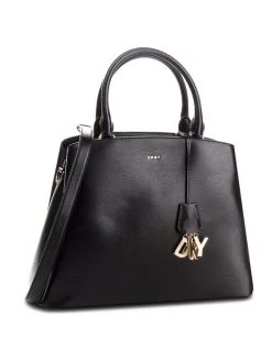 Καλύτερη πώληση ✨ DKNY Γυναίκες Τσάντες με Χερούλι Τσάντα Paige Lg Satchel R81D3326 Μαύρο 😉