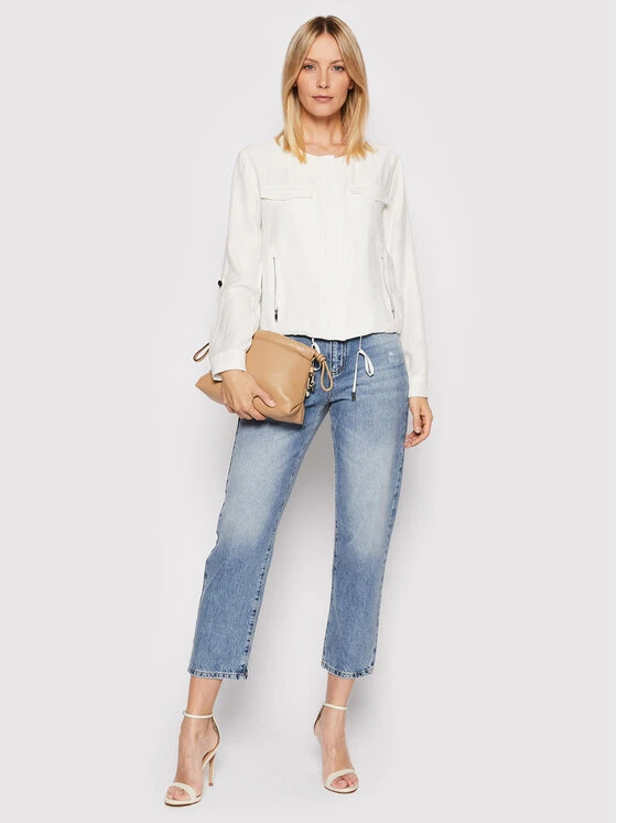 Ολοκαίνουργιο ⌛ DKNY Γυναίκες Μεταβατικά Μπουφάν Μπουφάν μεταβατικό P0RCNB41 Λευκό Relaxed Fit ✨ 4 Ολοκαίνουργιο ⌛ DKNY Γυναίκες Μεταβατικά Μπουφάν Μπουφάν μεταβατικό P0RCNB41 Λευκό Relaxed Fit ✨ - Image 2