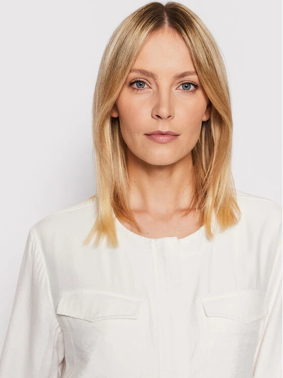 Ολοκαίνουργιο ⌛ DKNY Γυναίκες Μεταβατικά Μπουφάν Μπουφάν μεταβατικό P0RCNB41 Λευκό Relaxed Fit ✨ 6 Ολοκαίνουργιο ⌛ DKNY Γυναίκες Μεταβατικά Μπουφάν Μπουφάν μεταβατικό P0RCNB41 Λευκό Relaxed Fit ✨ - Image 4