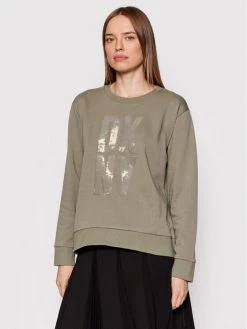 Συμφωνίες ⭐ DKNY Γυναίκες Μπλούζες Χωρίς Φερμουάρ Μπλούζα P1KMAB2R Γκρι Regular Fit ⭐