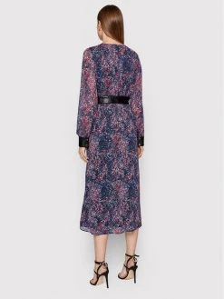 Ολοκαίνουργιο ✨ DKNY Γυναίκες Καθημερινά Φορέματα Φόρεμα καθημερινό P1JBVL42 Μωβ Regular Fit 😍 -Ενδυματολογικός Παράδεισος Κατάστημα unnamed file 479