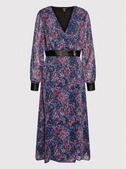 Ολοκαίνουργιο ✨ DKNY Γυναίκες Καθημερινά Φορέματα Φόρεμα καθημερινό P1JBVL42 Μωβ Regular Fit 😍 -Ενδυματολογικός Παράδεισος Κατάστημα unnamed file 481