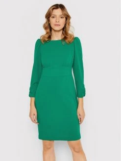 Νέος 😍 DKNY Γυναίκες Καθημερινά Φορέματα Φόρεμα καθημερινό DD1J2204 Πράσινο Regular Fit 🎉