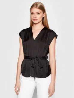 Συμφωνίες 🌟 DKNY Γυναίκες Μπλουζάκια Μπλουζάκι P22A6FZA Μαύρο Regular Fit ✔️