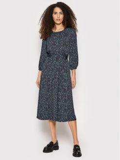 Πολύ καλή προσφορά 😉 DKNY Γυναίκες Καθημερινά Φορέματα Φόρεμα καθημερινό DD1JT159 Μαύρο Regular Fit ✔️