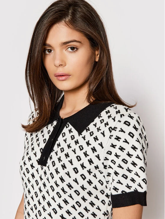 Προώθηση 🌟 DKNY Γυναίκες Πλεκτά Φορέματα Φόρεμα υφασμάτινο DD1JD577 Λευκό Slim Fit 🥰 6 Προώθηση 🌟 DKNY Γυναίκες Πλεκτά Φορέματα Φόρεμα υφασμάτινο DD1JD577 Λευκό Slim Fit 🥰 - Image 4