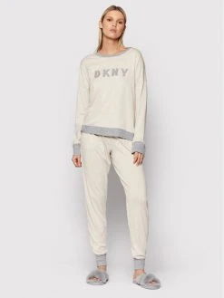 Εκπτωση ⌛ DKNY Γυναίκες Πιτζάμες Σετ Πιτζάμα YI2919259 Μπεζ 👏
