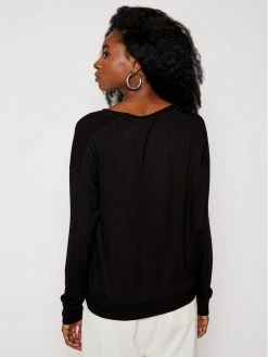 Συμφωνίες ⭐ DKNY Γυναίκες Μπλούζες & Μπλουζάκια Πιτζάμας Μπλούζα πιτζάμας YI3419330 Μαύρο ✔️ -Ενδυματολογικός Παράδεισος Κατάστημα unnamed file 601