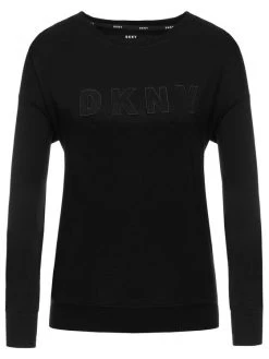 Συμφωνίες ⭐ DKNY Γυναίκες Μπλούζες & Μπλουζάκια Πιτζάμας Μπλούζα πιτζάμας YI3419330 Μαύρο ✔️ -Ενδυματολογικός Παράδεισος Κατάστημα unnamed file 603