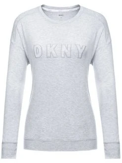 Νέος 🤩 DKNY Γυναίκες Μπλούζες & Μπλουζάκια Πιτζάμας Μπλούζα πιτζάμας YI3419330 Γκρι ⌛ -Ενδυματολογικός Παράδεισος Κατάστημα unnamed file 614