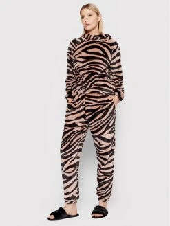 Συμφωνίες 😍 DKNY Γυναίκες Πιτζάμες Σετ Πιτζάμα YI2922499 Καφέ Regular Fit 👏