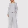 Flash Sale 🎁 DKNY Γυναίκες Πιτζάμες Σετ Πιτζάμα YI2822501 Γκρι ✔️