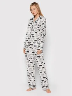 Best Pirce ⌛ DKNY Γυναίκες Πιτζάμες Σετ Πιτζάμα YI2722503F Μπεζ Regular Fit 👏